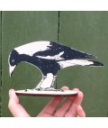 Bridget Farmer | Standing Bird Ornament | Australian Magpie